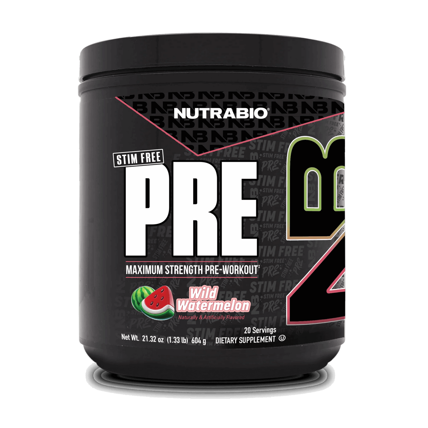 NutraBio - PRE Stim Free - Non - Stim Pre Workout - Animal Supps | Sports Nutrition & Supplement Store | Vineland, NJ