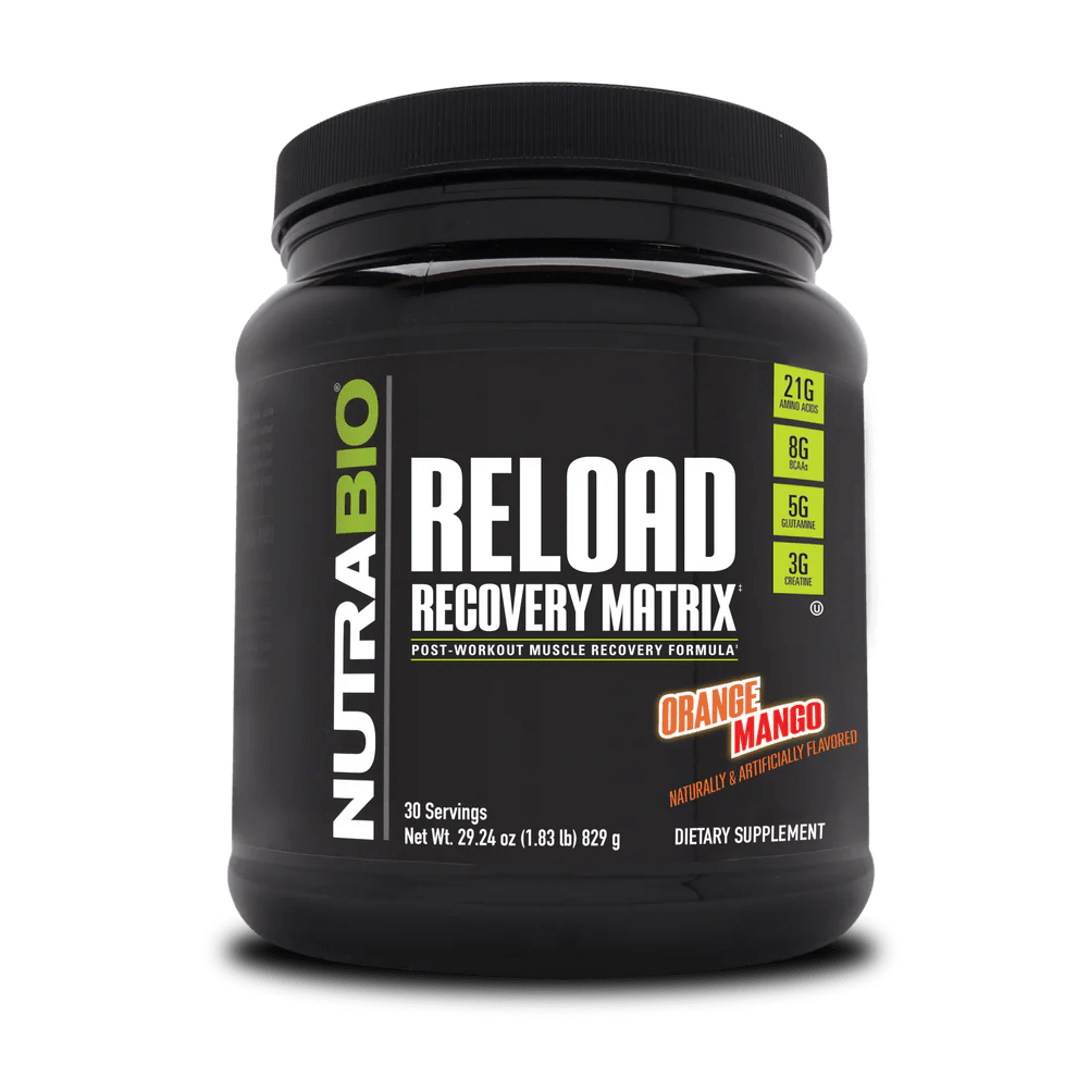 NutraBio - Reload - Orange Mango 30serv - Recovery - Animal Supps | Sports Nutrition & Supplement Store | Vineland, NJ