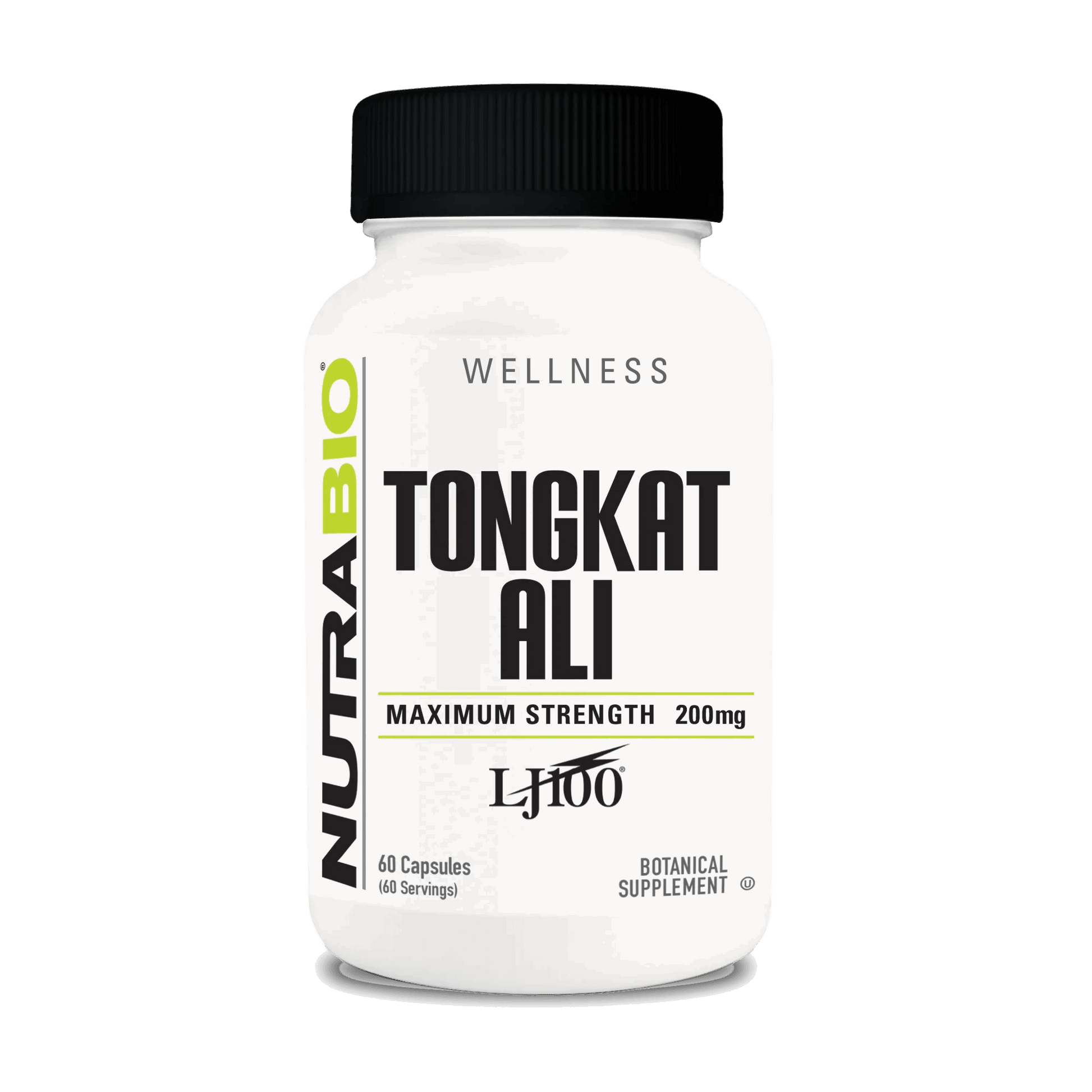 NutraBio - Tongkat Ali LJ100 (200mg) - Hormonal Support - Animal Supps | Sports Nutrition & Supplement Store | Vineland, NJ