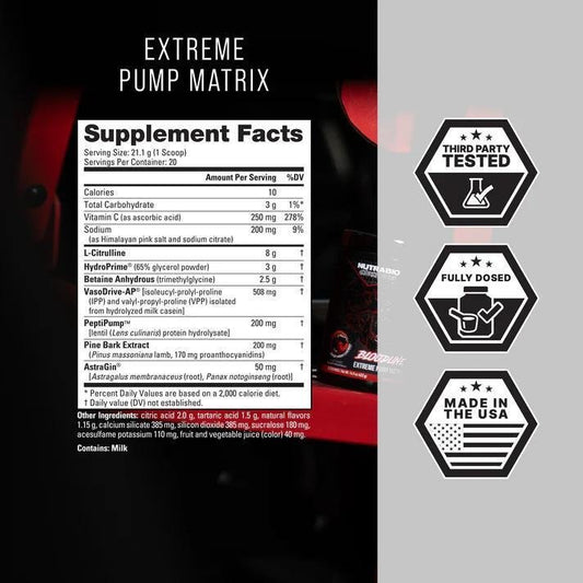 NutraBio Unbound Series - Bloodline Extreme Pump Matrix - Blood Moon Cherry - Pre - Workout - Animal Supps | Supplement, Sports Nutrition, and Vitamin Shop | Vineland NJ