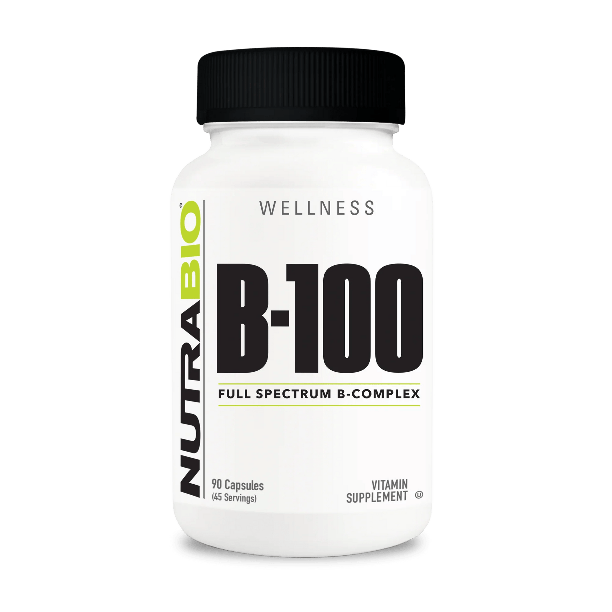 NutraBio - Vitamin B - 100 Complex - Vitamin & Mineral - Animal Supps | Sports Nutrition & Supplement Store | Vineland, NJ