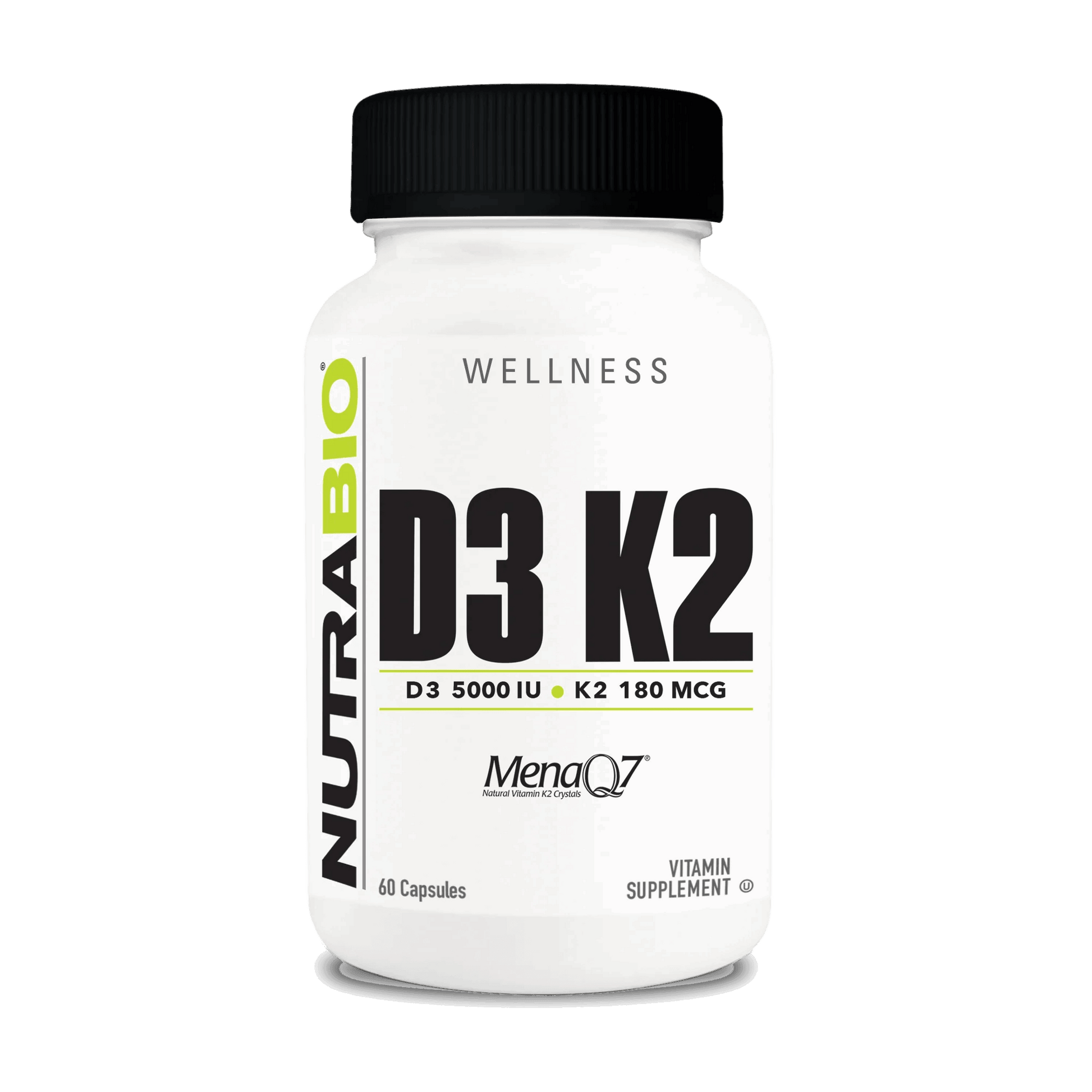 NutraBio - Vitamin D3 & K2 - Vitamin & Mineral - Animal Supps | Sports Nutrition & Supplement Store | Vineland, NJ