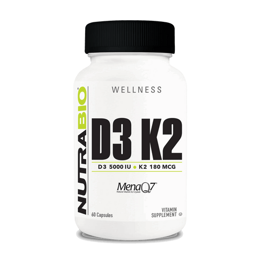 NutraBio - Vitamin D3 & K2 - Vitamin & Mineral - Animal Supps | Sports Nutrition & Supplement Store | Vineland, NJ