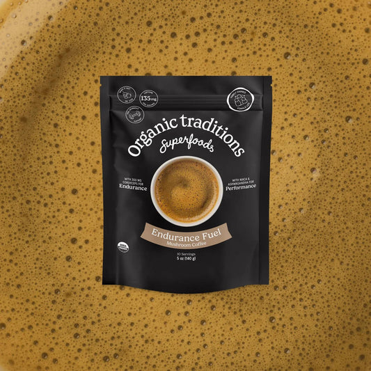 Organic Traditions Superfoods – Endurance Fuel Mushroom Coffee - 1 - Bag - Coffee - Animal Supps | Sports Nutrition & Supplement Store | Vineland, NJ