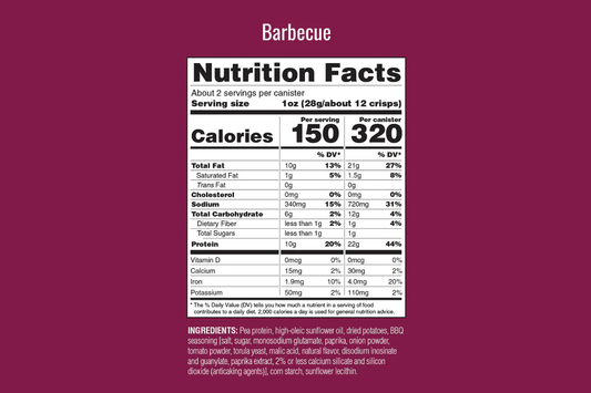 Power Crunch Protein Crisps - BBQ - Food & Snacks - Animal Supps | Sports Nutrition & Supplement Store | Vineland, NJ