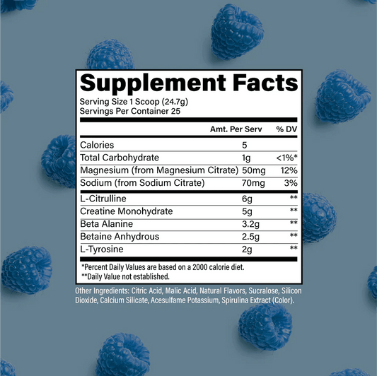 Raw - Essential Performance Stim - Free Pre - Workout - Champion Mentality (White Monster) - Pre - Workout - Animal Supps | Sports Nutrition & Supplement Store | Vineland, NJ
