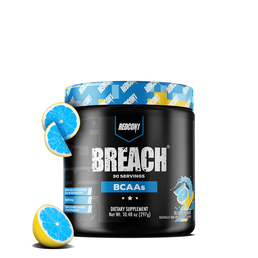 Redcon1 - Breach - Blue Lemonade 30serv - Amino Acids - Animal Supps | Sports Nutrition & Supplement Store | Vineland, NJ