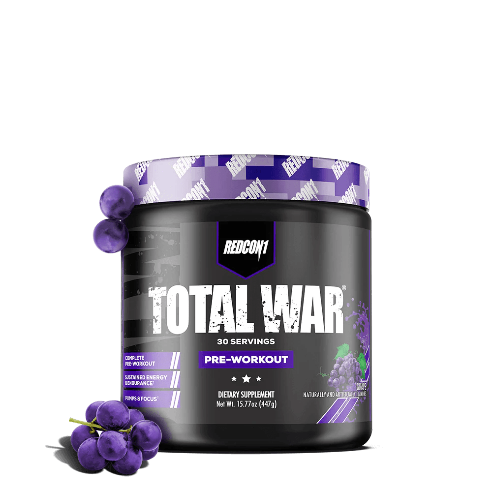Redcon1 - Total War - Grape 30serv - Pre - Workout - Animal Supps | Sports Nutrition & Supplement Store | Vineland, NJ
