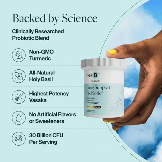 resbiotic® - resB® Lung Support Probiotic - 30serv - Respiratory Support - Animal Supps | Sports Nutrition & Supplement Store | Vineland, NJ