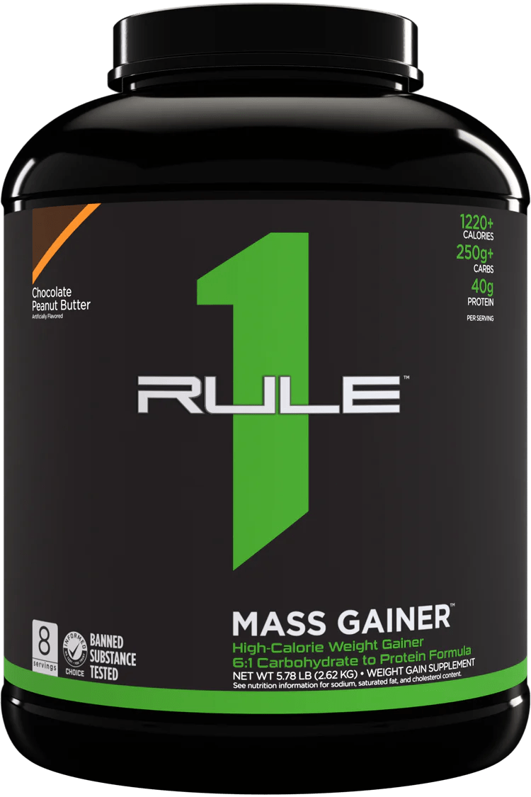 Rule 1 - Mass Gainer - Chocolate Peanut Butter 8serv - Mass Gainer - Animal Supps | Sports Nutrition & Supplement Store | Vineland, NJ