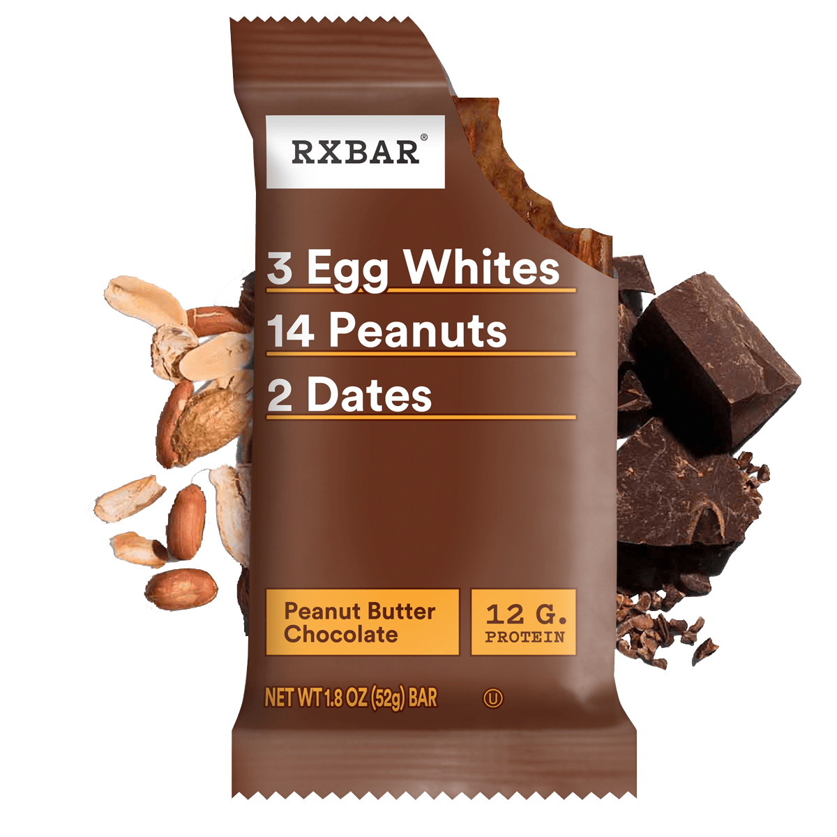 RXBAR - Peanut Butter Chocolate Single - Food & Snacks - Animal Supps | Sports Nutrition & Supplement Store | Vineland, NJ
