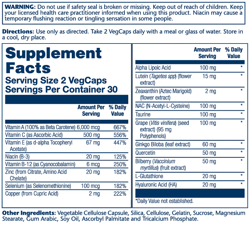 Solaray - Eyes Complete - 60ct - Herbal Supplement - Animal Supps | Sports Nutrition & Supplement Store | Vineland, NJ