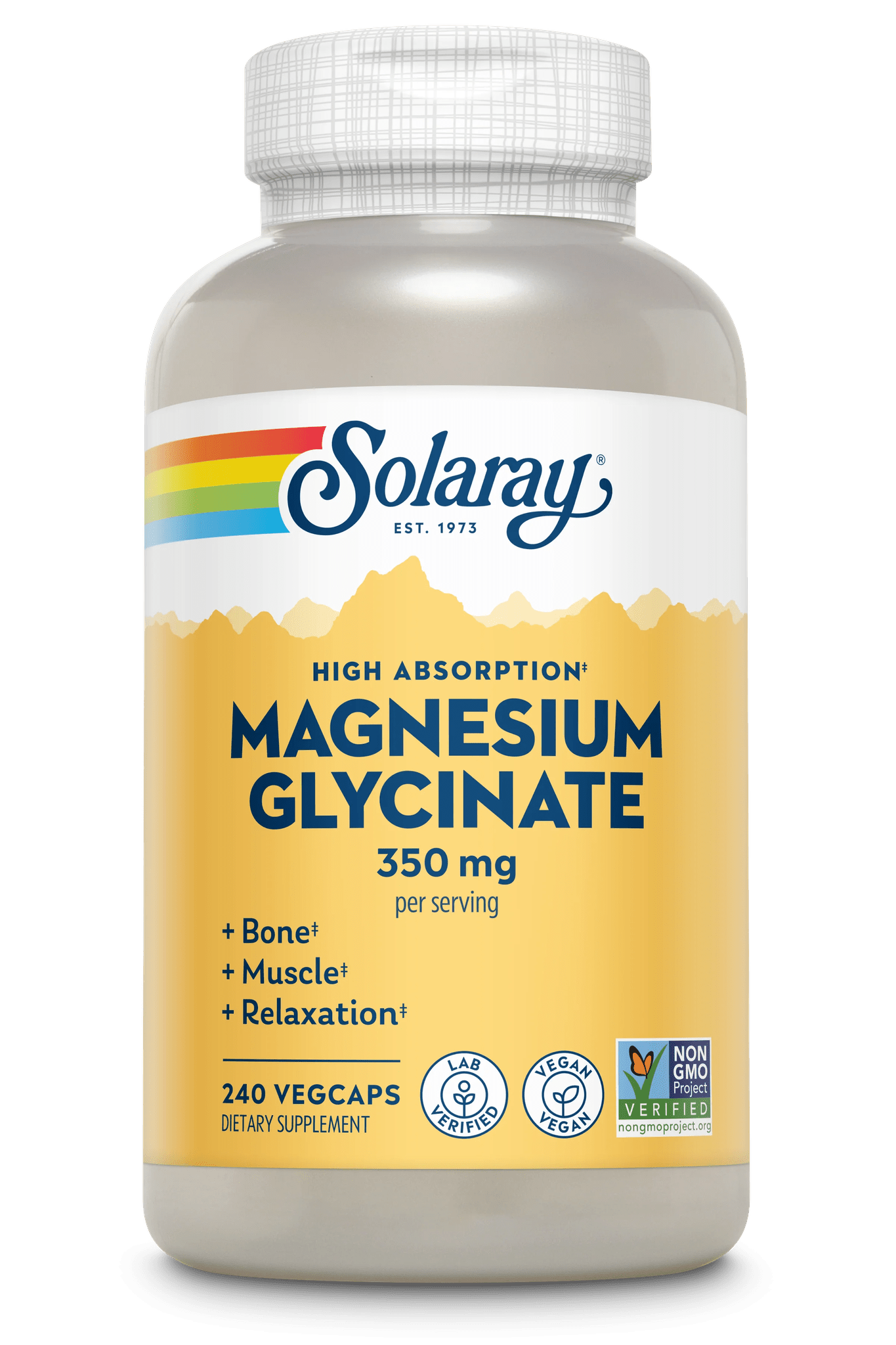 Solaray - Magnesium Glycinate - 240ct - Vitamin & Mineral - Animal Supps | Sports Nutrition & Supplement Store | Vineland, NJ