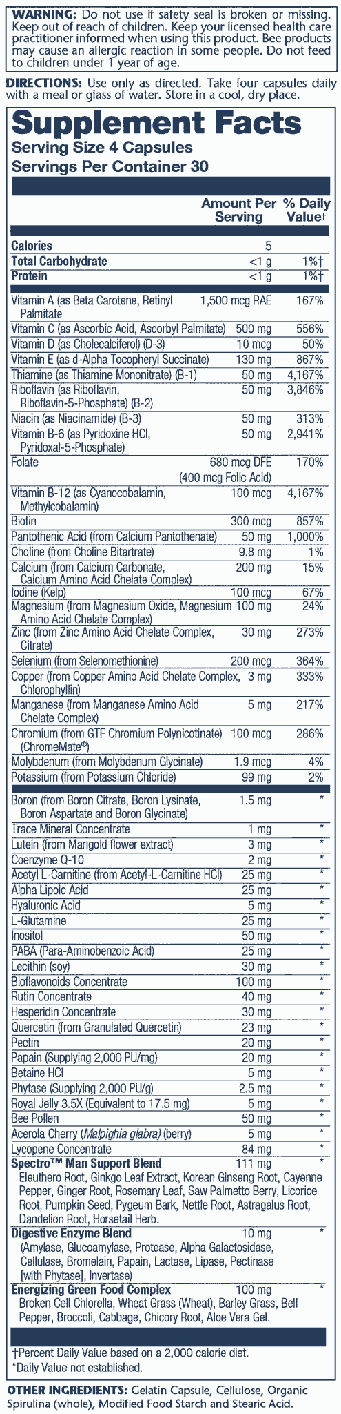 Solaray - Spectro Man Multivitamin - Multi Vitamin - Animal Supps | Sports Nutrition & Supplement Store | Vineland, NJ