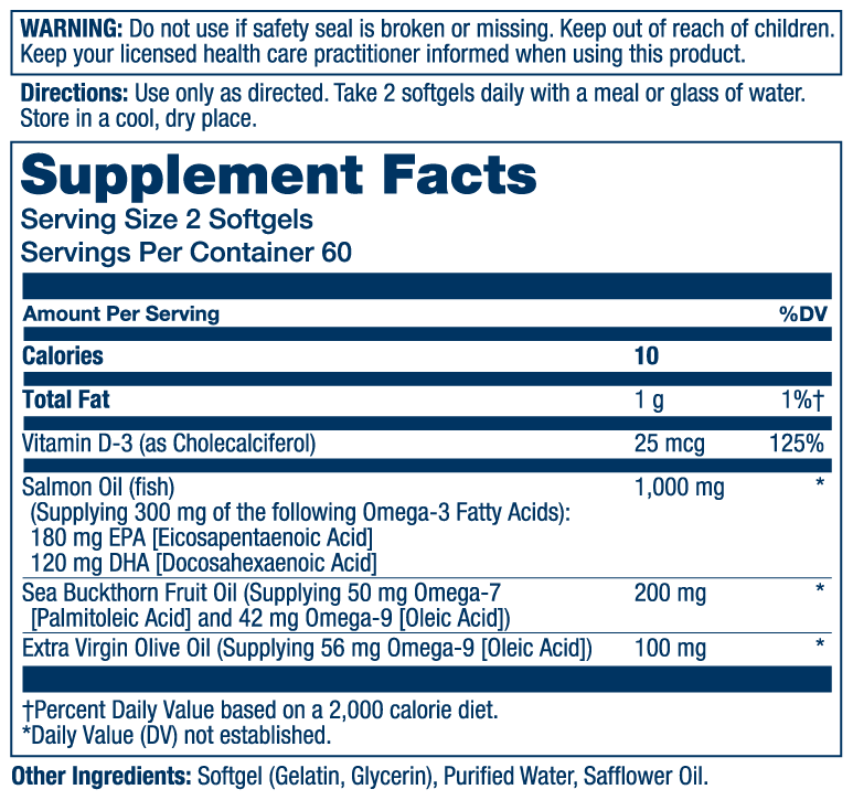 Solaray - Super Omega 3 - 7 - 9 - 120ct - Omegas - Animal Supps | Sports Nutrition & Supplement Store | Vineland, NJ