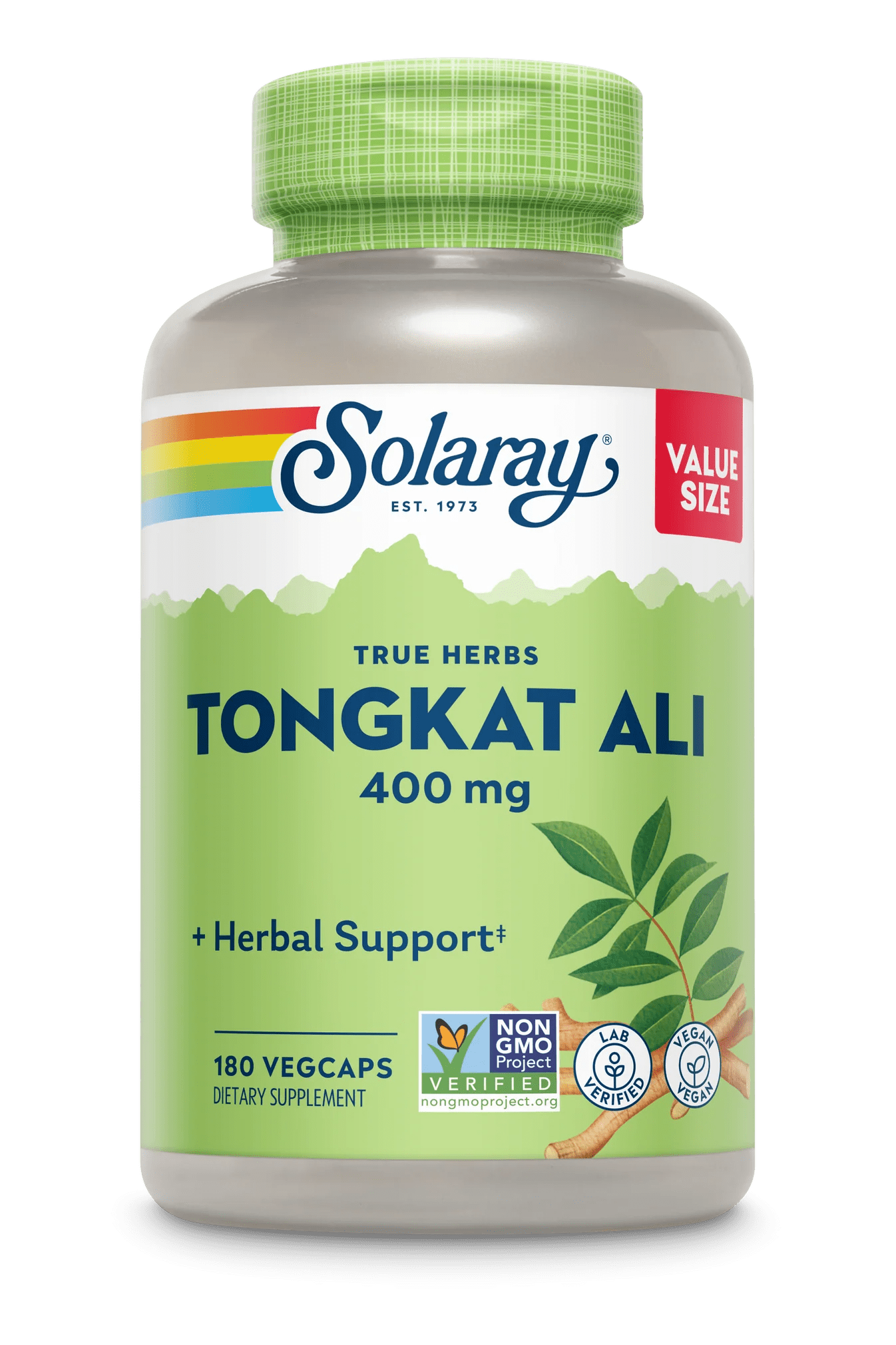 Solaray - Tongkat Ali 400mg - 180ct - Herbal Supplement - Animal Supps | Sports Nutrition & Supplement Store | Vineland, NJ