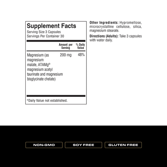 Spoken Nutrition - Mag 3 - 90ct - Magnesium - Animal Supps | Sports Nutrition & Supplement Store | Vineland, NJ
