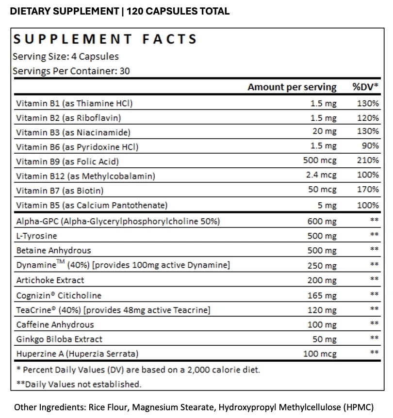 White Lion Labs - Mind Fuel - 30serv - Nootropic - Animal Supps | Sports Nutrition & Supplement Store | Vineland, NJ