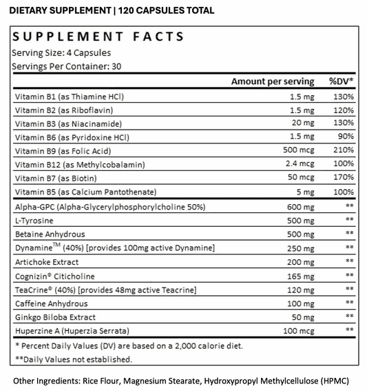 White Lion Labs - Mind Fuel - 30serv - Nootropic - Animal Supps | Sports Nutrition & Supplement Store | Vineland, NJ
