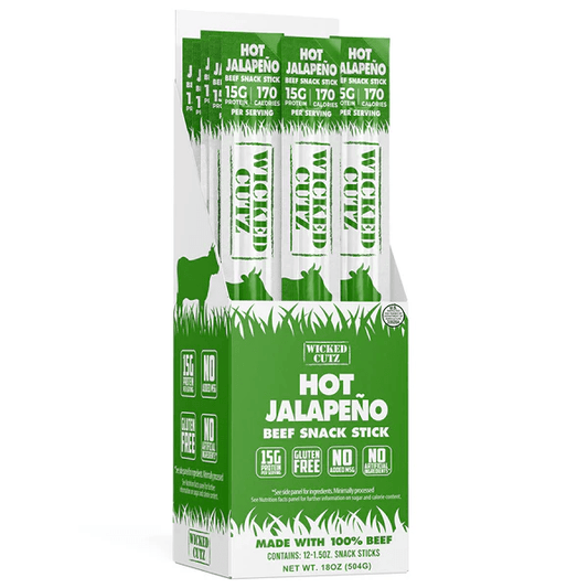 Wicked Cutz Beef Stick - Meat Snacks - Animal Supps | Sports Nutrition & Supplement Store | Vineland, NJ