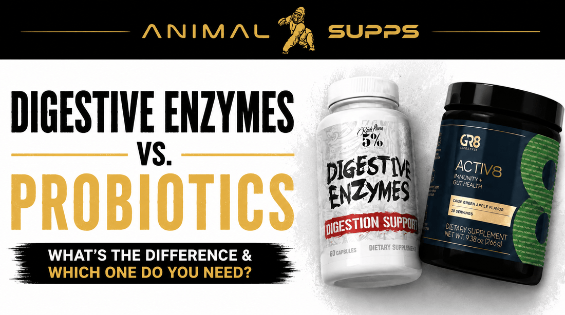 Digestive Enzymes vs. Probiotics: What’s the Difference? - Animal Supps | Supplement, Sports Nutrition, and Vitamin Shop | Vineland NJ