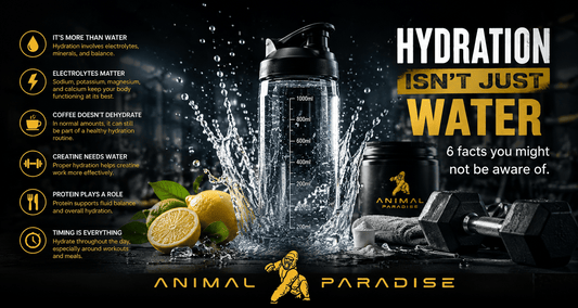 Hydration Isn't Just Water: 6 facts you might not be aware of - Animal Supps | Supplement, Sports Nutrition, and Vitamin Shop | Vineland NJ