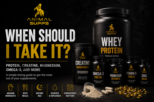 "When Should I Take it?" Protein, Creatine, Magnesium, Omega-3, and More