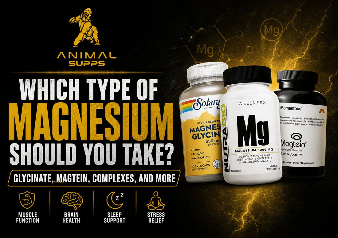 Which Type of Magnesium Should You Take? Glycinate, Magtein, Complexes, and More - Animal Supps | Supplement, Sports Nutrition, and Vitamin Shop | Vineland NJ