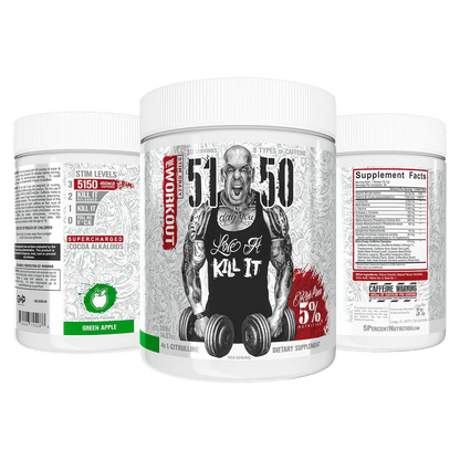 5% Nutrition - 51/50 - Green Apple 30serv - Pre - Workout - Animal Supps | Sports Nutrition & Supplement Store | Vineland, NJ