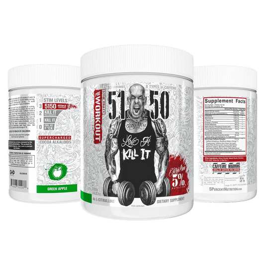 5% Nutrition - 51/50 - Green Apple 30serv - Pre - Workout - Animal Supps | Sports Nutrition & Supplement Store | Vineland, NJ