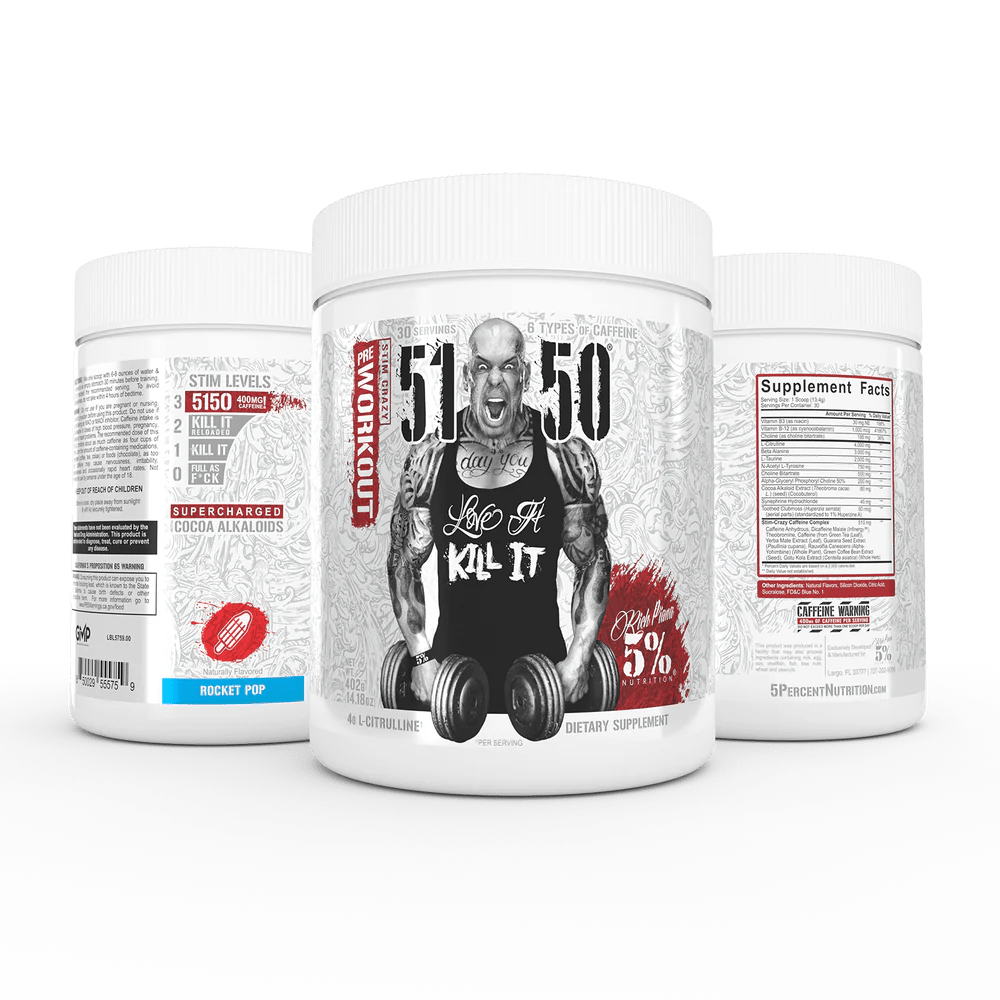 5% Nutrition - 51/50 - Pre - Workout - Animal Supps | Sports Nutrition & Supplement Store | Vineland, NJ