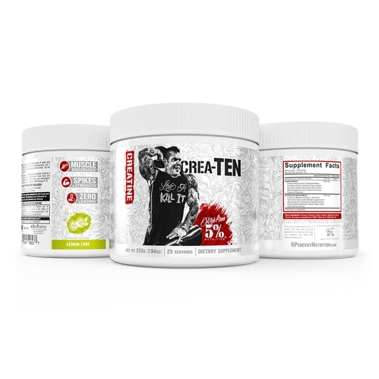 5% Nutrition - Crea - Ten - Lemon Lime 25serv - Recovery - Animal Supps | Sports Nutrition & Supplement Store | Vineland, NJ