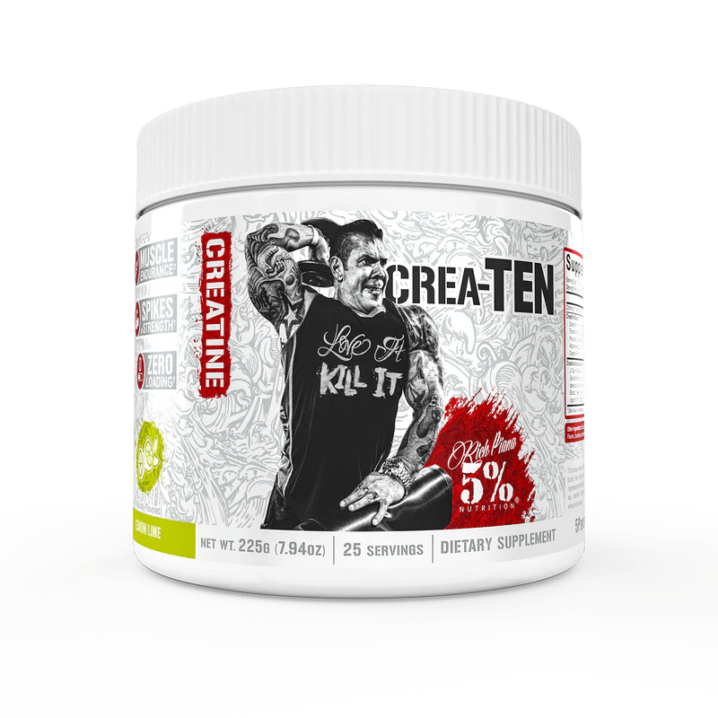 5% Nutrition - Crea - Ten - Lemon Lime 25serv - Recovery - Animal Supps | Sports Nutrition & Supplement Store | Vineland, NJ
