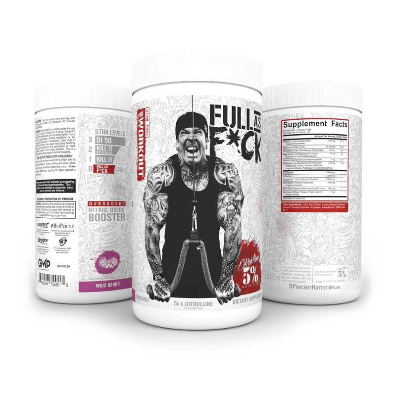 5% Nutrition - Full AF - Beach Blast 25serv - Pre - Workout - Animal Supps | Sports Nutrition & Supplement Store | Vineland, NJ