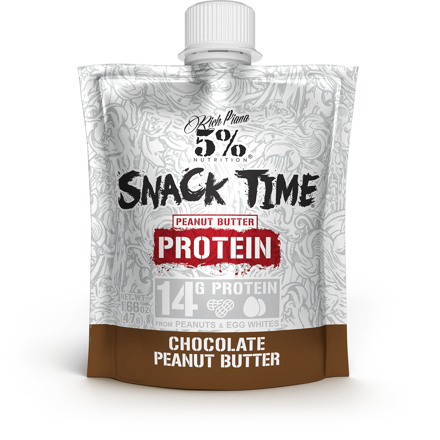 5% Nutrition - Snack Time Pouch - Chocolate Peanut Butter Single - Food & Snacks - Animal Supps | Sports Nutrition & Supplement Store | Vineland, NJ