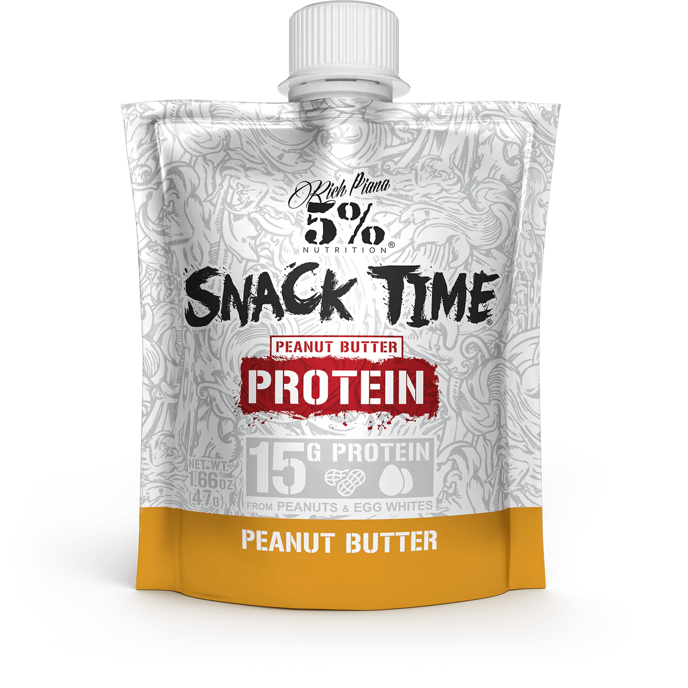 5% Nutrition - Snack Time Pouch - Peanut Butter Single - Food & Snacks - Animal Supps | Sports Nutrition & Supplement Store | Vineland, NJ