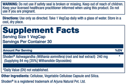 Solaray - ProSorb Ashwagandha 18x