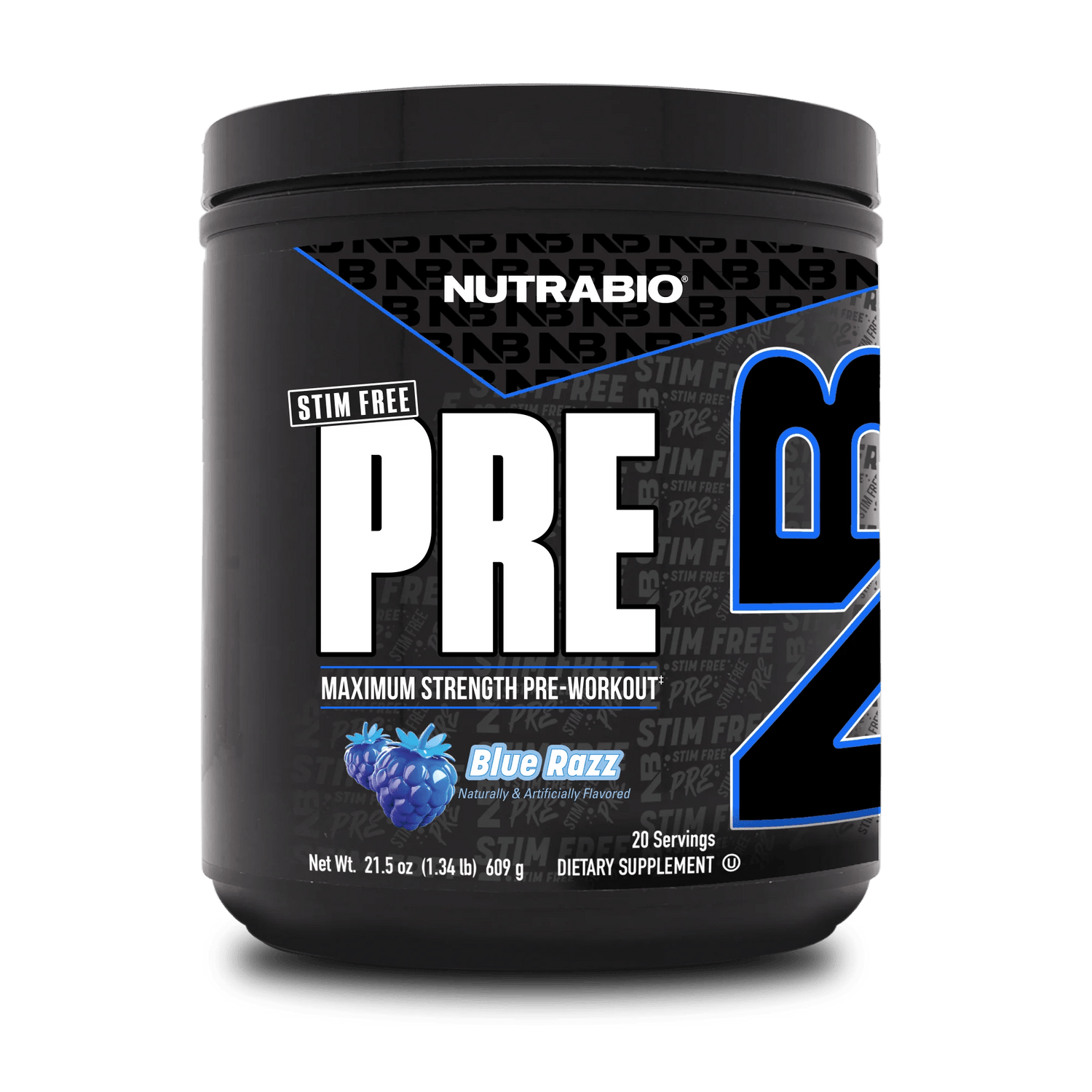 NutraBio - PRE Stim Free - Non - Stim Pre Workout - Animal Supps | Sports Nutrition & Supplement Store | Vineland, NJ