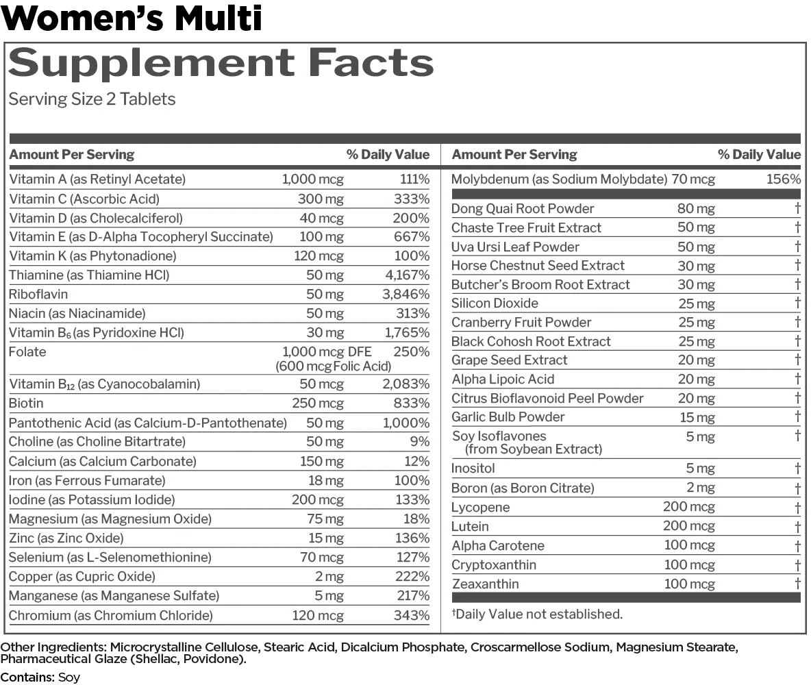 Rule 1 - Women's Multi Vitamin - Animal Supps | Sports Nutrition & Supplement Store | Vineland, NJ