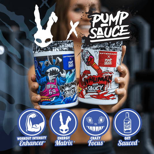 Afterdark x Pump Sauce - Inhuman Extra Saucy Pre - Workout - Gummy Sharks - Pre - Workout - Animal Supps | Sports Nutrition & Supplement Store | Vineland, NJ