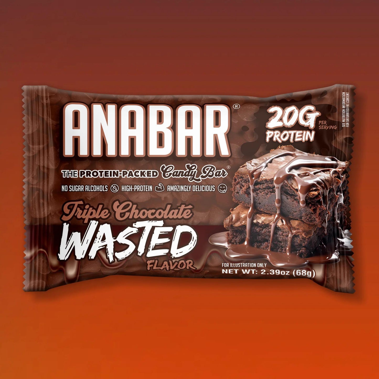 Anabar - Triple Chocolate Wasted Single - Food/Snacks - Animal Supps | Sports Nutrition & Supplement Store | Vineland, NJ