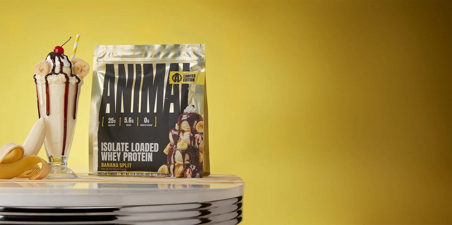 Animal - Isolate Loaded Whey Protein - Banana Split 2lb - Protein -Animal Supps