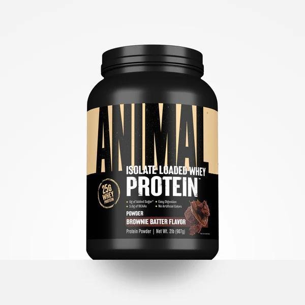 Animal Isolate Loaded Whey Protein - Brownie Batter 2lb 2lb - Protein - Animal Supps | Supplement, Sports Nutrition, and Vitamin Shop | Vineland NJ