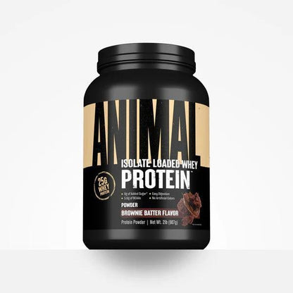 Animal Isolate Loaded Whey Protein - Brownie Batter 2lb 2lb - Protein - Animal Supps | Supplement, Sports Nutrition, and Vitamin Shop | Vineland NJ