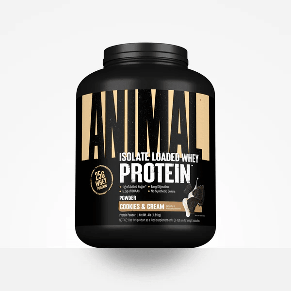 Animal - Isolate Loaded Whey Protein - Cookies & Cream 4lb - Protein - Animal Supps | Supplement, Sports Nutrition, and Vitamin Shop | Vineland NJ