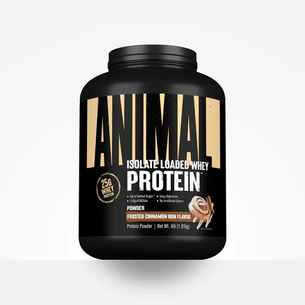 Animal - Isolate Loaded Whey Protein - Frosted Cinnamon Bun 2lb - Protein - Animal Supps | Supplement, Sports Nutrition, and Vitamin Shop | Vineland NJ