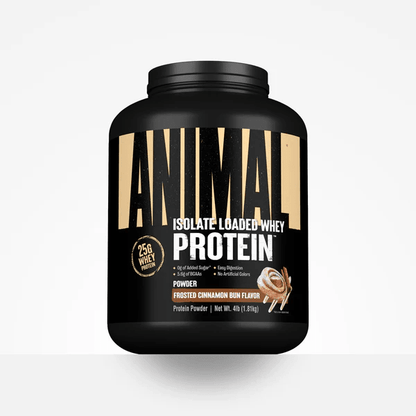Animal - Isolate Loaded Whey Protein - Frosted Cinnamon Bun 2lb - Protein - Animal Supps | Supplement, Sports Nutrition, and Vitamin Shop | Vineland NJ