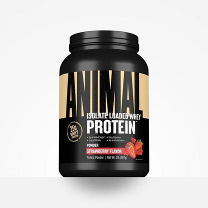Animal Isolate Loaded Whey Protein - Strawberry Flavor 2lb - Protein - Animal Supps | Supplement, Sports Nutrition, and Vitamin Shop | Vineland NJ