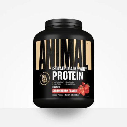 Animal - Isolate Loaded Whey Protein - Strawberry 4lb - Protein - Animal Supps | Supplement, Sports Nutrition, and Vitamin Shop | Vineland NJ