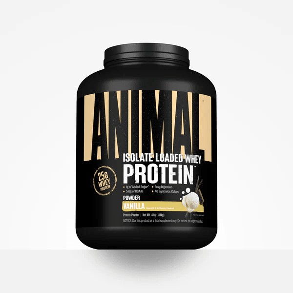 Animal - Isolate Loaded Whey Protein - Vanilla 4lb - Protein - Animal Supps | Supplement, Sports Nutrition, and Vitamin Shop | Vineland NJ